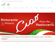 Tablet Screenshot of ciao-walldorf.de